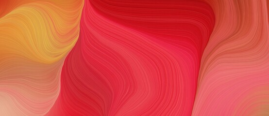 Poster - background graphic illustration with curvy background illustration with crimson, sandy brown and indian red color