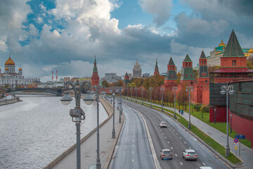 Kremlin and Red Square in Moscow.