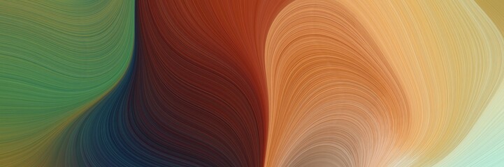 Poster - abstract artistic art background with lines and peru, dark slate gray and dark salmon colors. can be used as canvas, background or texture