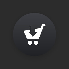 Add Cart -  Matte Black Web Button