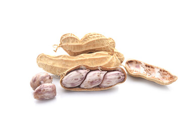 Wall Mural - penuts isolated on a white background