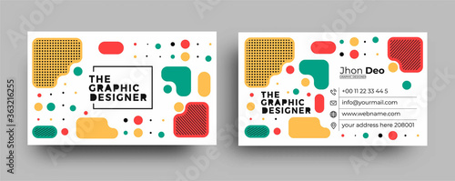 Fotomural Business Card - Creative and Clean Business Card Template.