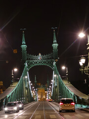 Wall Mural - Il ponte Elisabetta sul Danubio a Budapest Ungheria