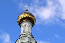 Golden Domes Of Orthodox Church