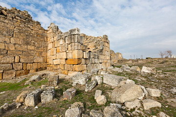 Wall Mural - Ruins of Roman city of Hierapolis, Pamukkale, Turkey.