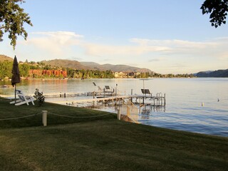 Osoyoos lake overview on warm summer day. Okanagan Valley, British Columbia, Canada