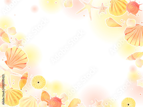 かわいい貝殻のイラストのフレーム 手描き 水彩風 柔らかい色合い Buy This Stock Vector And Explore Similar Vectors At Adobe Stock Adobe Stock かわいい貝殻のイラストのフレーム 手描き 水彩風 柔らかい色合い Buy This Stock Vector And Explore Similar Vectors At Adobe Stock Adobe Stock