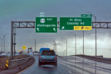 traffic sign on the road