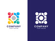 Modern Community Circle logo. For personal or business. Colorful gradient concept. This logo is good for group, organization, friendship, or any industry. Modern, elegant, simple. Vector Illustration.