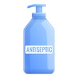 Dispenser gel antiseptic icon. Cartoon of dispenser gel antiseptic vector icon for web design isolated on white background