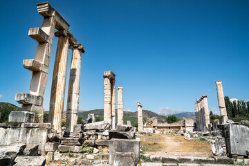 Wall Mural - Afrodisias Ancient city.  (Aphrodisias) was named after Aphrodite, the Greek goddess of love. Aphrodite The most famous of cities called Aphrodisias. The UNESCO World Heritage. Aydın - TURKEY