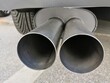 © fotofox33 - Twin exhaust with tyre, close-up