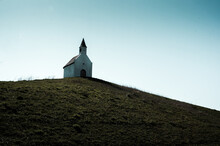 The Minimal Small Church On The Hill