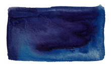 Violet Blue Rectangle Watercolor Texture Mockup Element