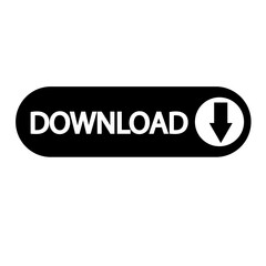 Wall Mural - download button icon on white background. install symbol. download sign. flat style.
