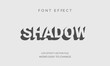 © Applesix_std - shadow font effect. vector file design. easy to edit text
