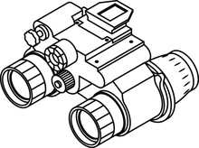 A Pair Of Night Vision Binoculars.