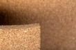 © uladzimirzuyeu - Cork underlay for laminate flooring. Cork base for wooden floors and coatings in the interior.
