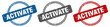 © Aquir - activate stamp. activate sign. activate label set