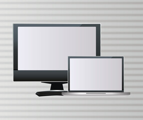 Poster - laptop and desktop computers portables digital devices