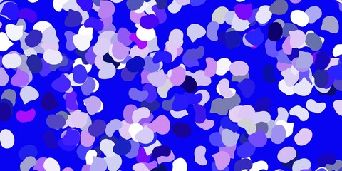 Light purple vector backdrop with chaotic shapes.