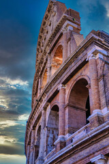 Canvas Print - Broken Arches of Coloseum