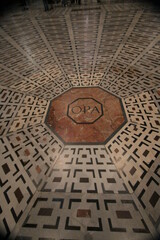 Wall Mural - Detail of tile floor, Basilica di Santa Maria del Fiore