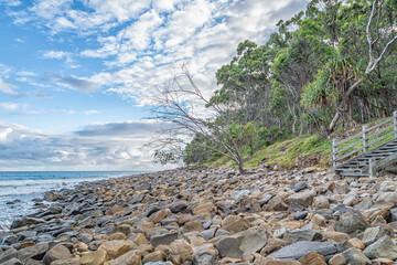 Wall Mural - beach and rocks