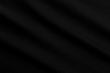 Black Football, Basketball, Volleyball, Hockey, Rugby, Lacrosse And Handball Jersey Clothing Fabric Texture Sports Wear Background