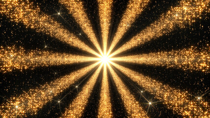 Wall Mural - Space Stars Galaxy Sun illumination radiant 3D illustration background