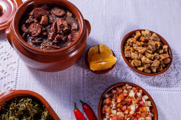 Feijoada, the Brazilian cuisine tradition and typical food