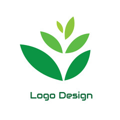 Wall Mural - Vector logo design in eps 10. Simple template and ready to use