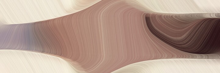 Aufkleber - motion decorative waves banner design with rosy brown, antique white and very dark violet colors. can be used as header or banner