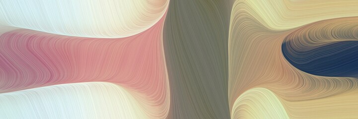Aufkleber - flowing colorful curves graphic with rosy brown, lavender and dark slate gray colors. can be used as poster, card or background graphic
