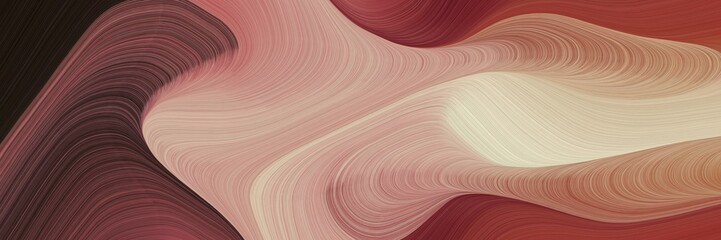 Poster - creative colorful waves background with rosy brown, very dark pink and old mauve colors. can be used as header or banner