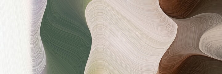 Leinwandbilder - motion decorative curves backdrop with pastel gray, old mauve and light gray colors. can be used as header or banner