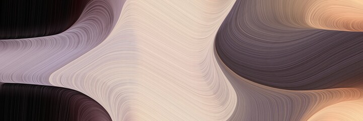 Aufkleber - flowing colorful waves design with tan, very dark pink and silver colors. can be used as header or banner