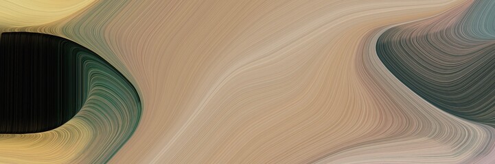 Aufkleber - dynamic colorful waves graphic with rosy brown, very dark blue and dim gray colors. can be used as poster, card or background graphic