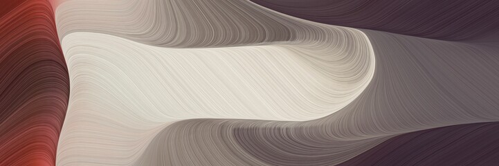 Aufkleber - beautiful colorful curves graphic with old mauve, pastel gray and rosy brown colors. can be used as header or banner