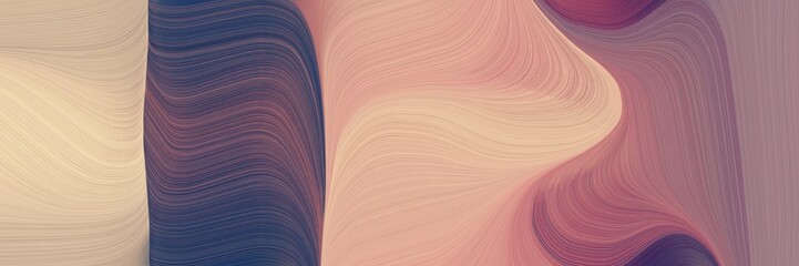 Aufkleber - flowing decorative curves backdrop with tan, dark slate gray and old mauve colors. can be used as header or banner