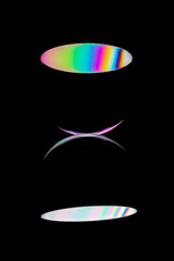 soap bubbles diffraction abstract background