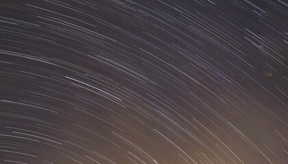 90 degree star trails shot