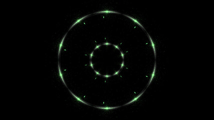 Wall Mural - Beautiful lens flare shine ring effect, Sparks particle