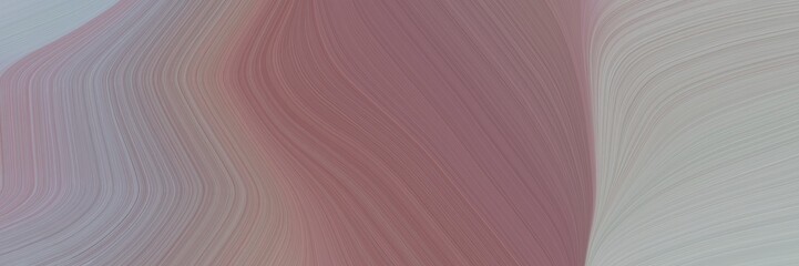 Aufkleber - abstract artistic header with antique fuchsia, old lavender and dark gray colors. fluid curved lines with dynamic flowing waves and curves for poster or canvas