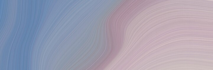 Aufkleber - abstract moving header design with dark gray, light slate gray and silver colors. fluid curved flowing waves and curves for poster or canvas