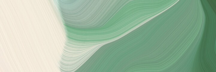 Poster - abstract colorful banner with gray gray, antique white and light slate gray colors. fluid curved lines with dynamic flowing waves and curves for poster or canvas