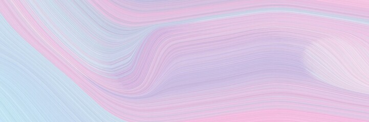 Fototapete - abstract decorative header design with thistle, pastel pink and lavender colors. fluid curved flowing waves and curves for poster or canvas