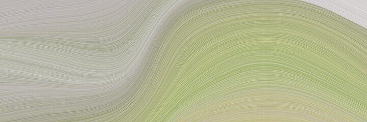 Fototapete - abstract surreal header with dark gray, pastel gray and gray gray colors. fluid curved flowing waves and curves for poster or canvas