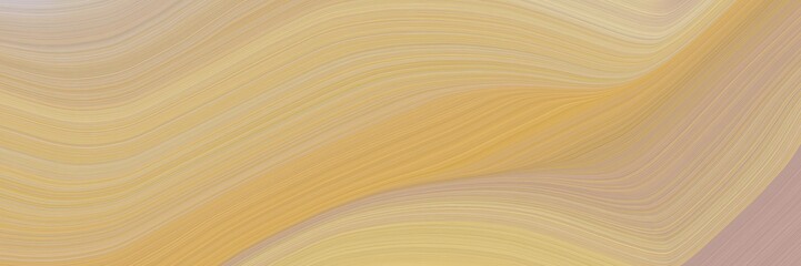 Aufkleber - abstract moving header design with tan, pastel gray and rosy brown colors. fluid curved flowing waves and curves for poster or canvas