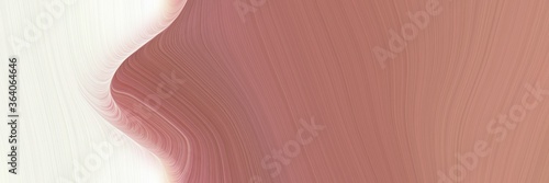 Fotografía abstract moving horizontal header with indian red, linen and tan colors